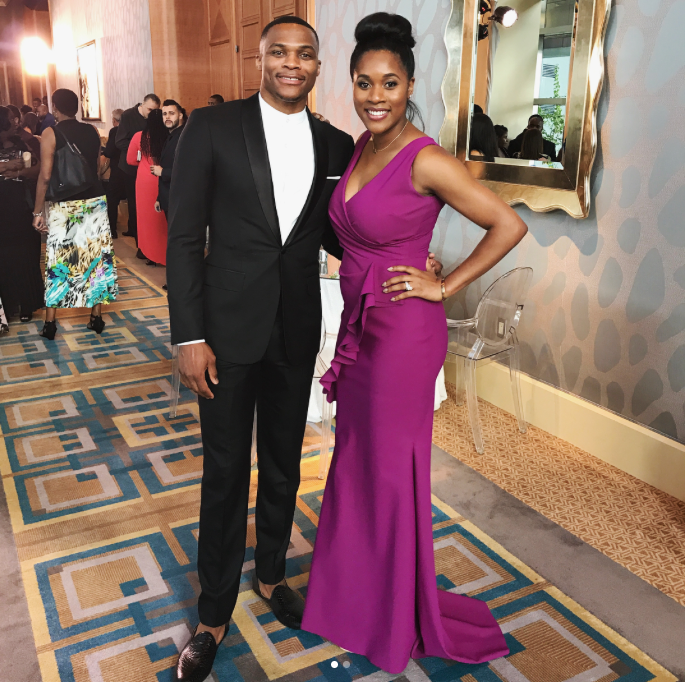 Cute Couple Russell And Nina Westbrook Get All Dressed Up For A Wedding Date Night